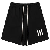 FEAR OF GOD X ADIDAS joint three-dimensional rubber three-bar shorts